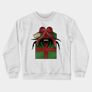 Christmas Present Spider (From: Bitey tag) Crewneck Sweatshirt